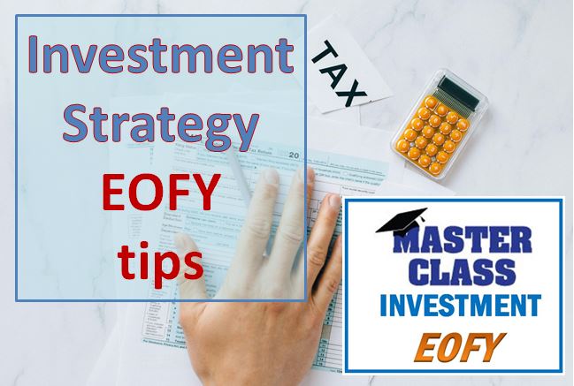 MASTERCLASS Investment - 8 Investment Strategy Review Tips - End of financial year